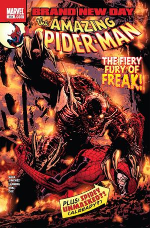 Amazing Spider-Man #554 cover