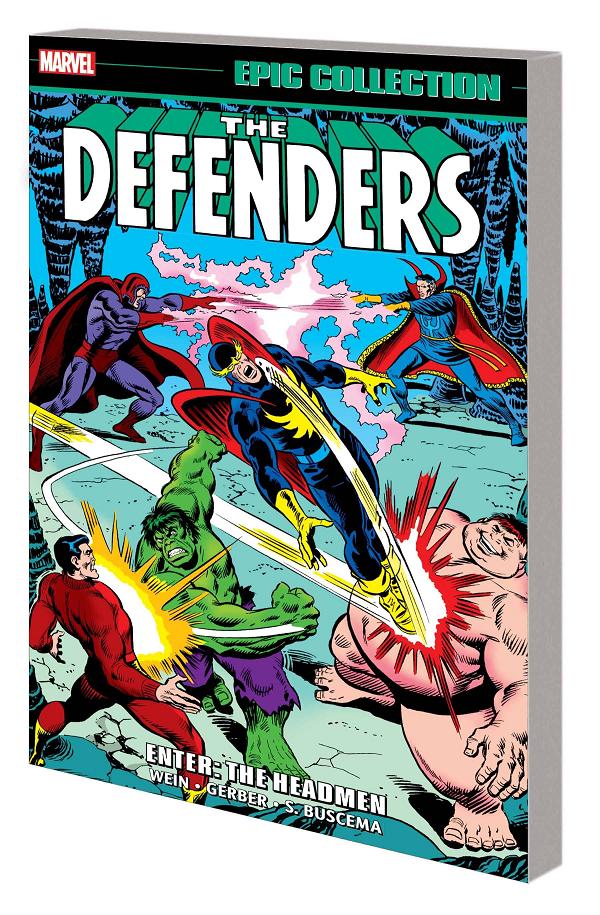 Defenders Epic Collect Vol. 02 Enter Headmen cover by Sal Buscema