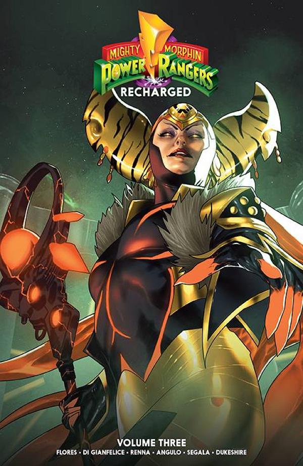 Mighty Morphin Power Rangers Recharged Vol. 03 cover by Taurin Clarke