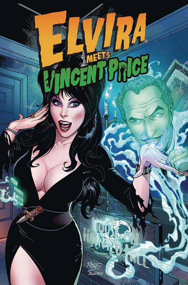 Elvira Meets Vincent Price cover by John Royle