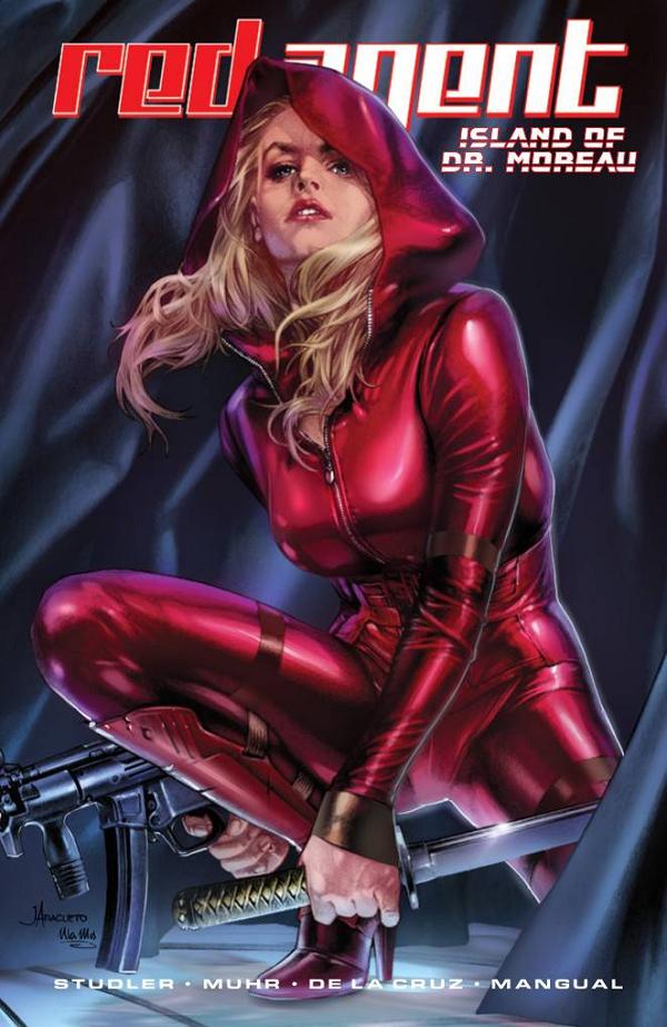 Red Agent Island Of Dr Moreau cover by Ceci de la Cruz