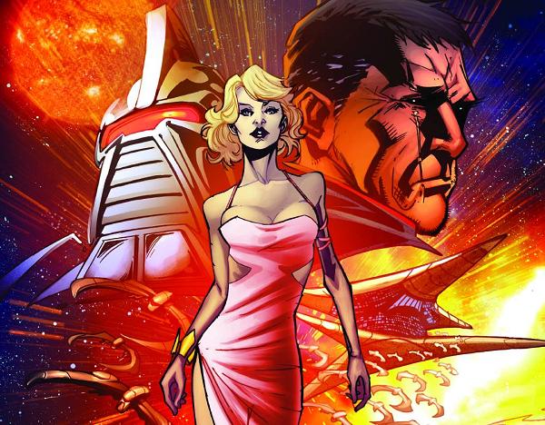 Battlestar Galactica Cylon War cover by Nigel Raynor