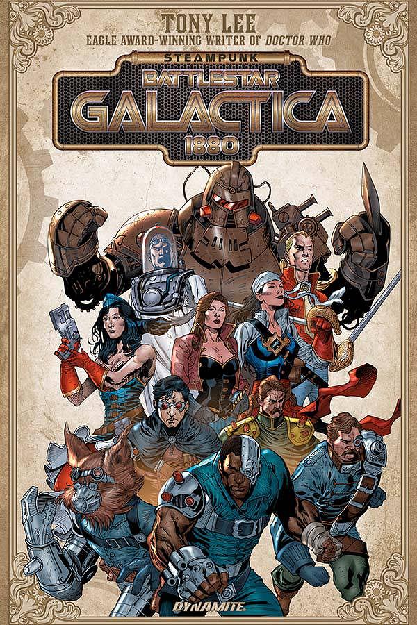 Steampunk Battlestar Galactica 1880 cover by Ardian Syaf