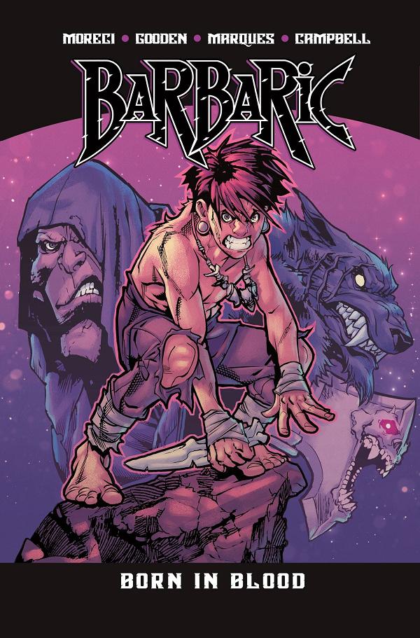 Barbaric Vol. 04 Born In Blood cover by Nathan Gooden