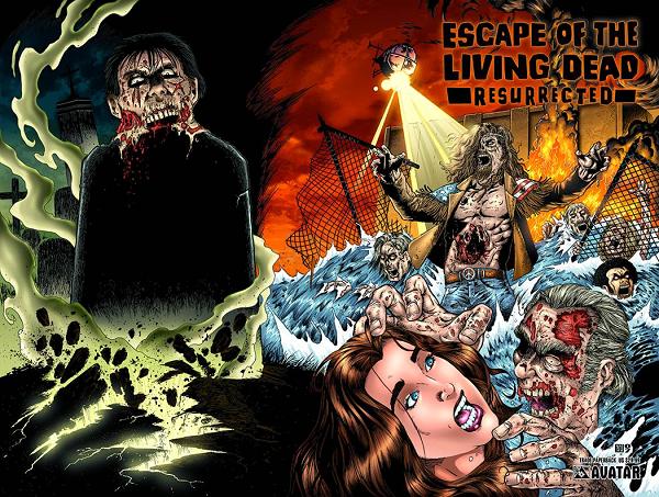 Escape O/T Living Dead Resurrected cover by Mike Wolfer