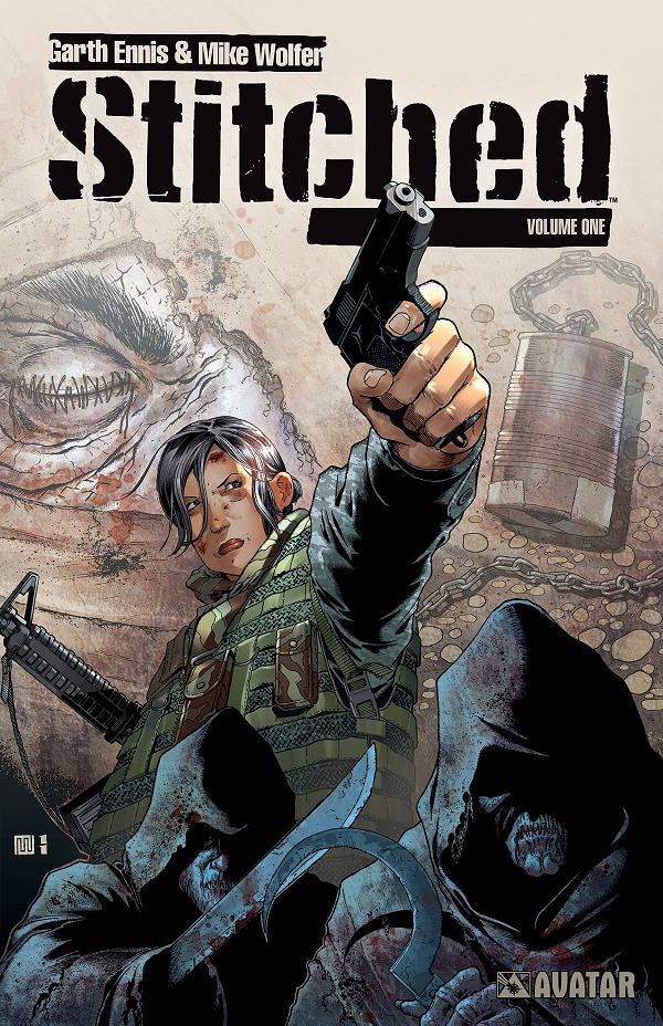 Stitched Vol. 01 cover by Mike Wolfer