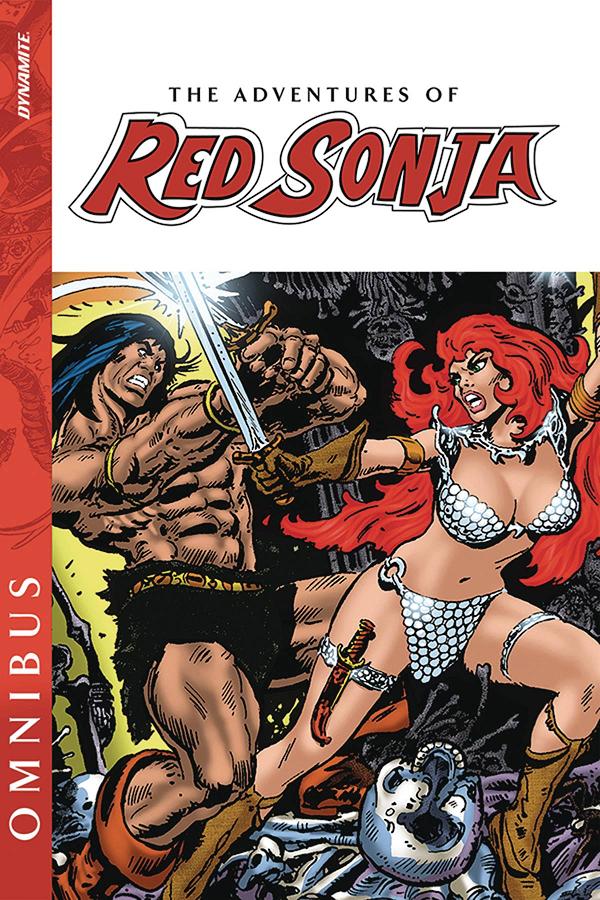 Adventures Of Red Sonja Omnibus cover by Frank Thorne
