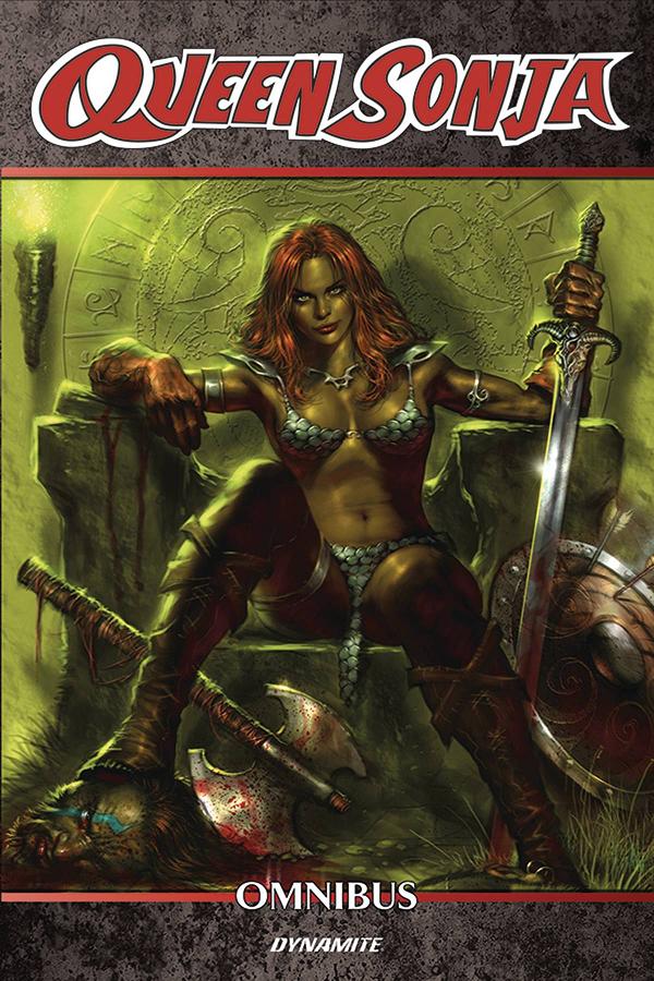Queen Sonja Omnibus Vol. 01 cover by Lucio Parrillo