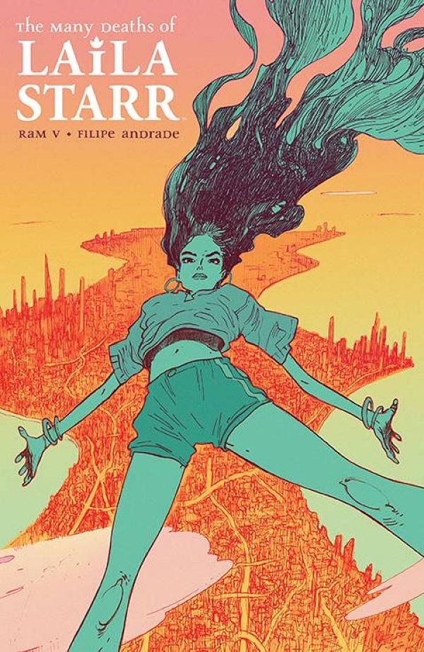 Many Deaths Of Laila Starr cover by Filipe Andrade
