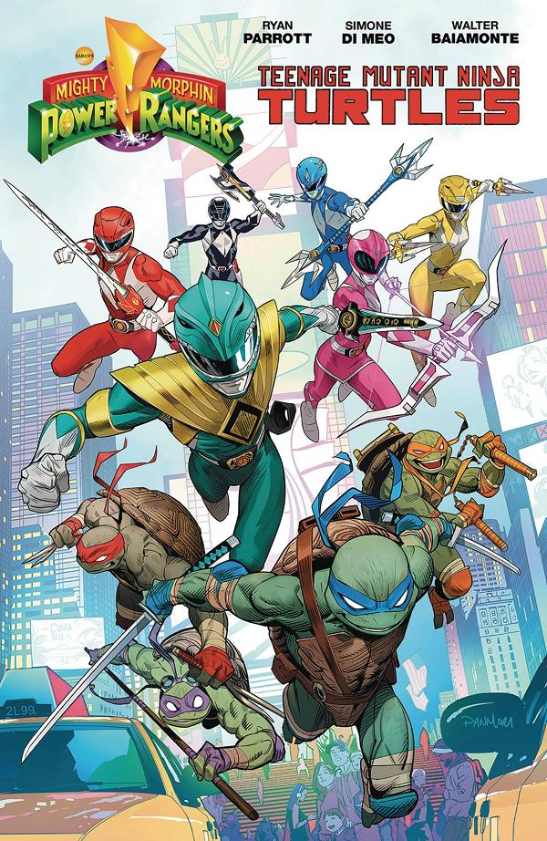 Power Rangers Teenage Mutant Ninja Turtles Vol. 01 cover by Dan Mora