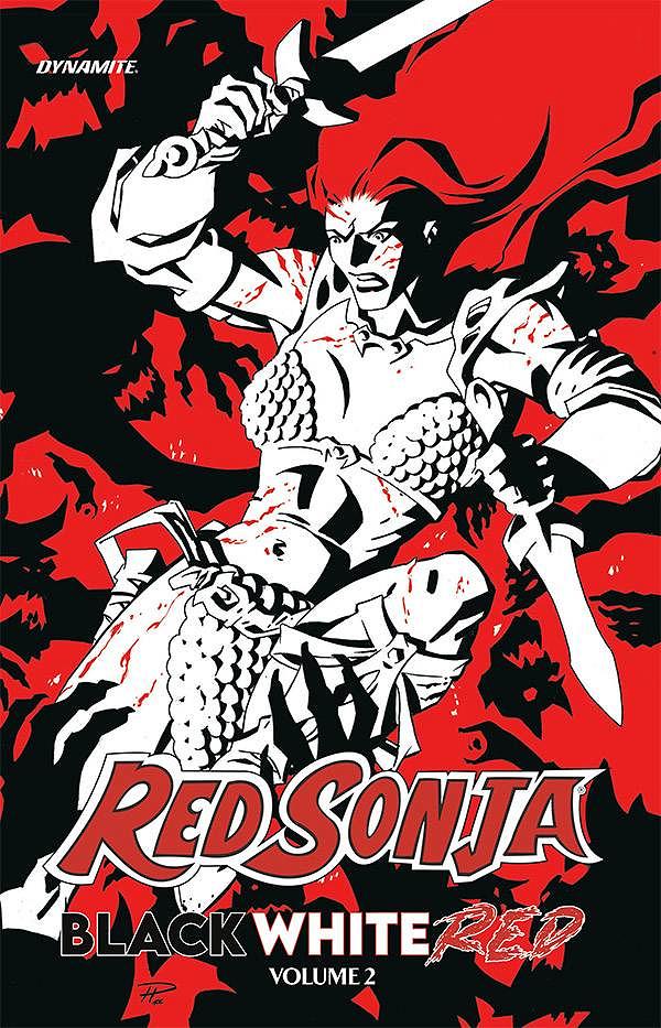 Red Sonja Black White Red Vol. 02 cover by Phil Hester