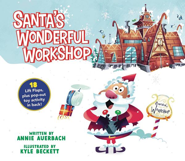 Santas Wonderful Workshop cover by Kyle Beckett