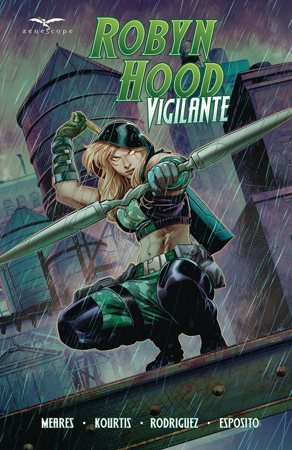 Robyn Hood Vigilante cover by Martin Coccolo