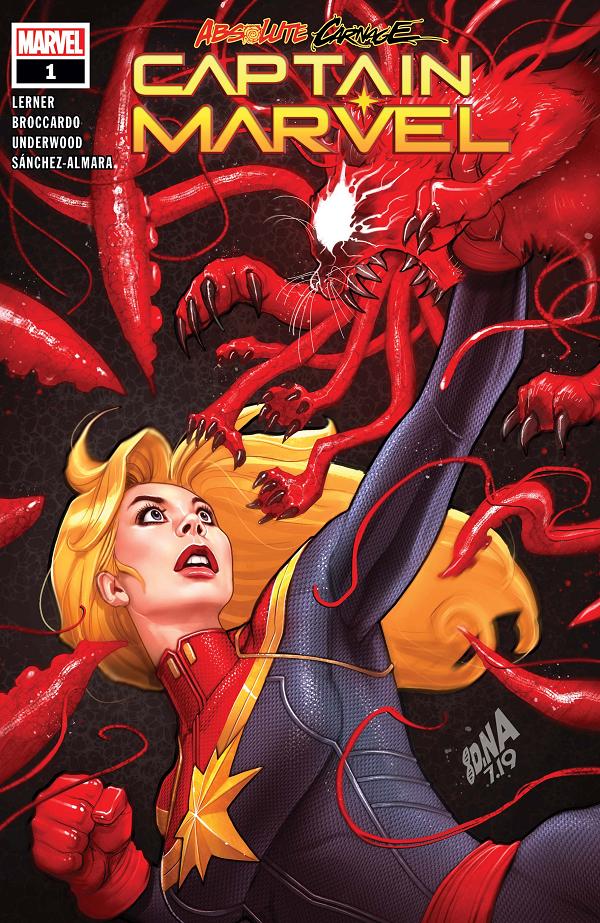 Absolute Carnage: Captain Marvel #1  cover