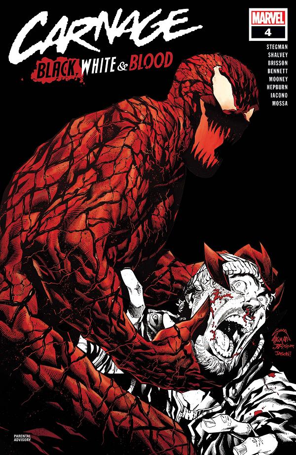 Carnage: Black, White & Blood #4  cover