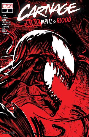 Carnage: Black, White & Blood #3 cover