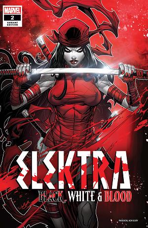 Elektra: Black, White & Blood #2 cover