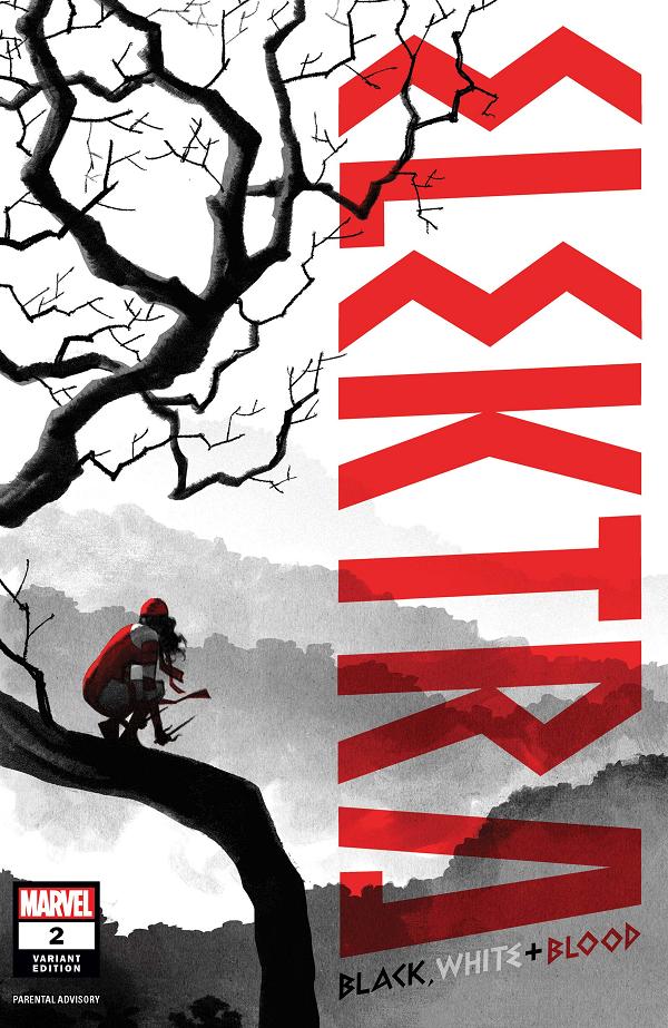 Elektra: Black, White & Blood #2  cover