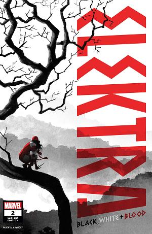 Elektra: Black, White & Blood #2 cover