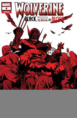 Wolverine: Black, White & Blood #4 cover