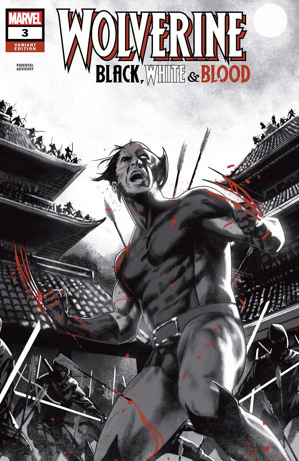 Wolverine: Black, White & Blood #3  cover