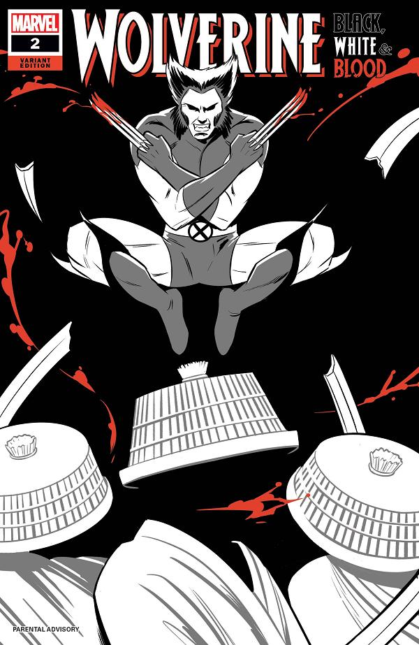 Wolverine: Black, White & Blood #2  cover