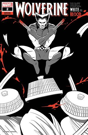 Wolverine: Black, White & Blood #2 cover