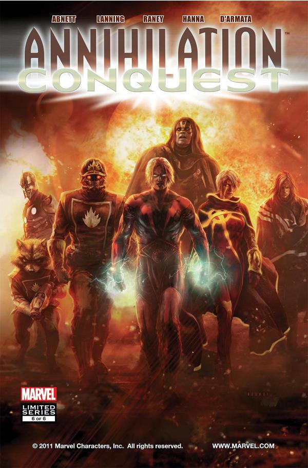 Annihilation Conquest #6  cover