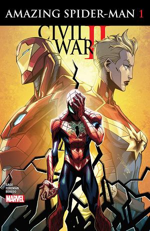 Civil War II: Amazing Spider-Man #1 cover