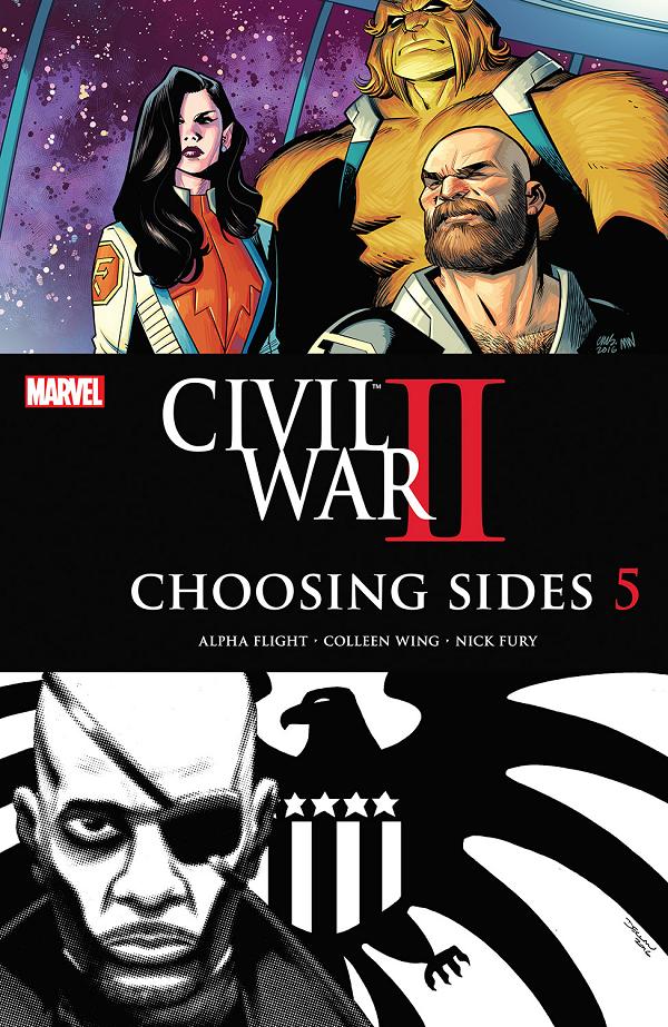 Civil War II: Choosing Sides #5  cover