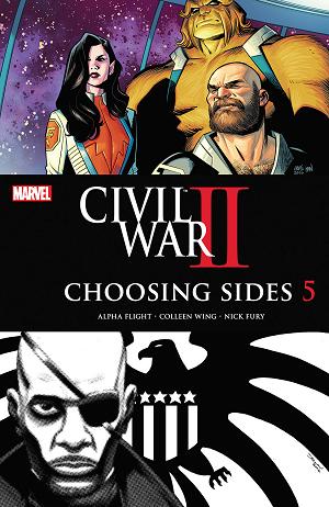 Civil War II: Choosing Sides #5 cover
