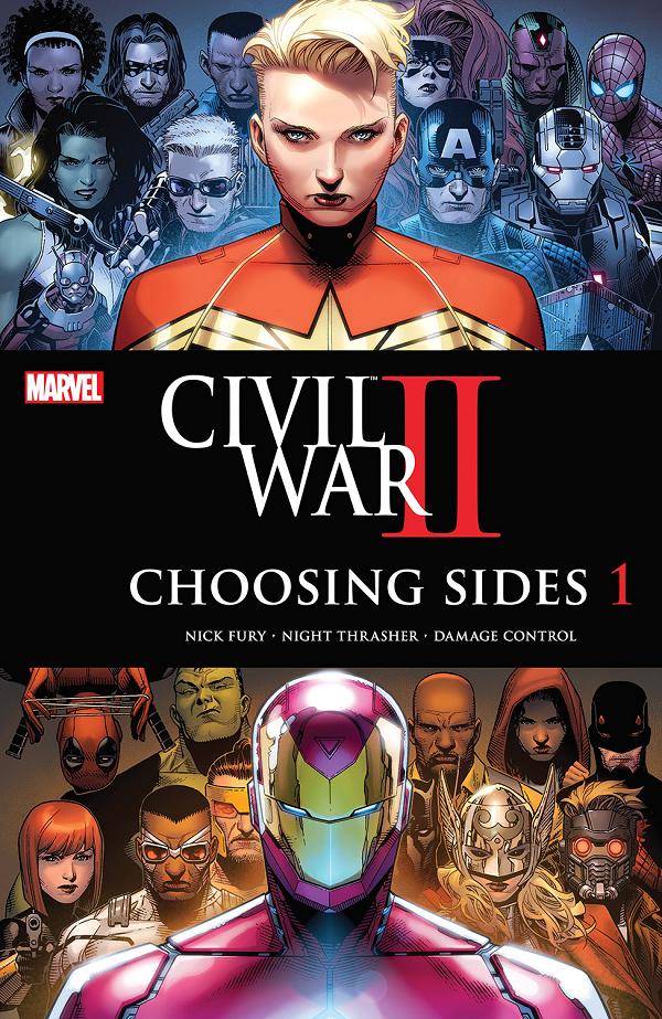 Civil War II: Choosing Sides #1 cover