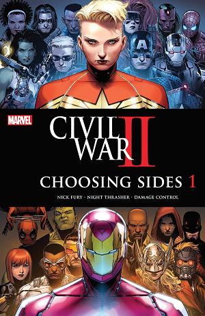 Civil War II: Choosing Sides #1 cover
