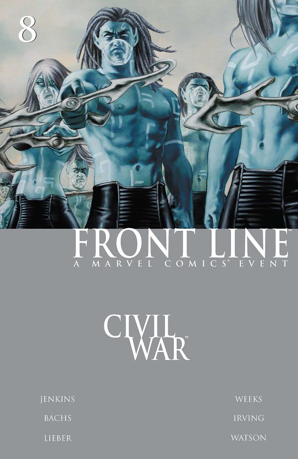 Civil War: Front Line #8  cover