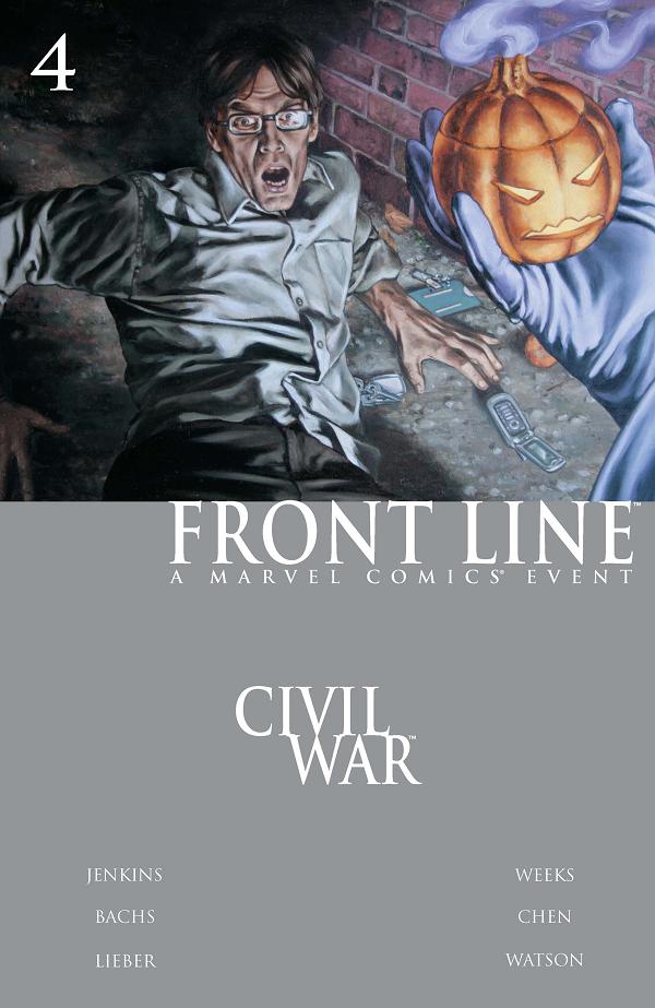 Civil War: Front Line #4  cover