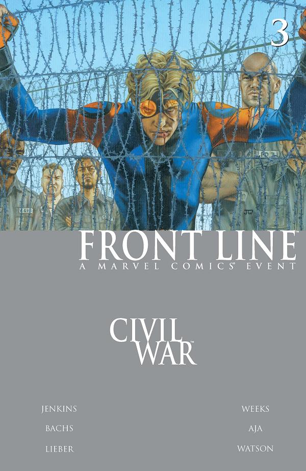 Civil War: Front Line #3  cover