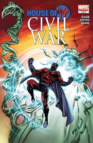 Civil War: House Of M #4 cover