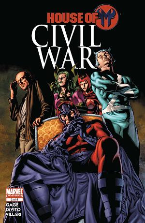 Civil War: House Of M #2 cover