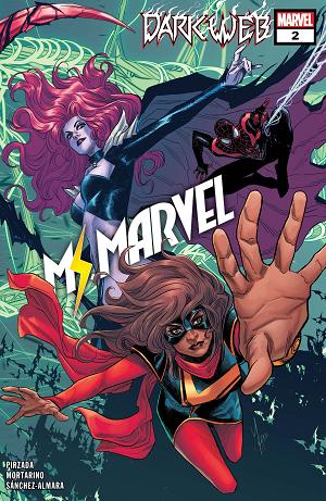 Dark Web: Ms. Marvel #2 cover