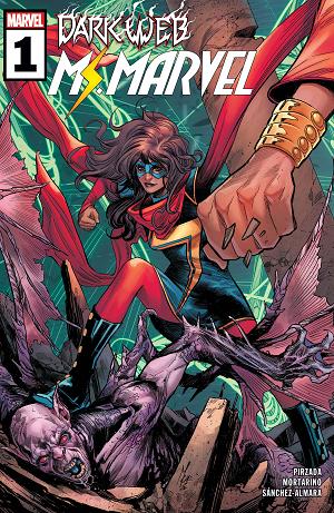 Dark Web: Ms. Marvel #1 cover