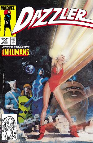 Dazzler #32 cover