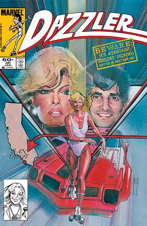 Dazzler #30 cover
