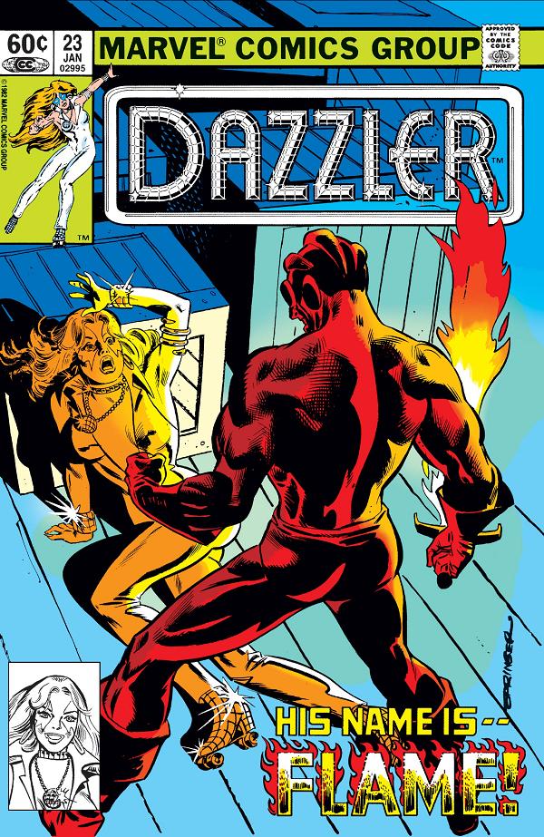 Dazzler #23  cover