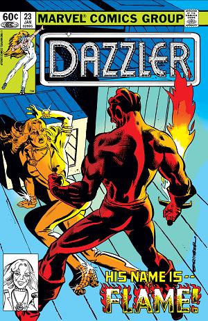 Dazzler #23 cover