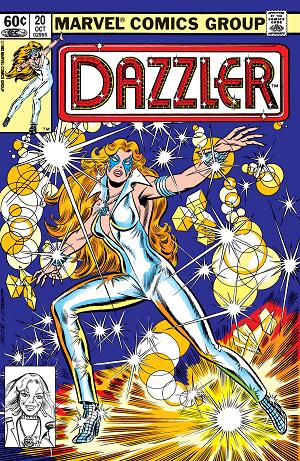 Dazzler #20  cover