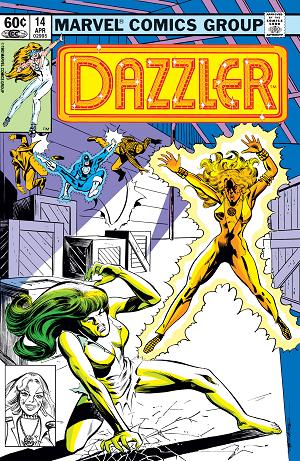 Dazzler #14  cover