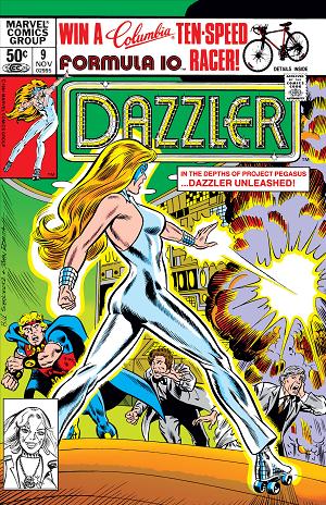 Dazzler #9  cover