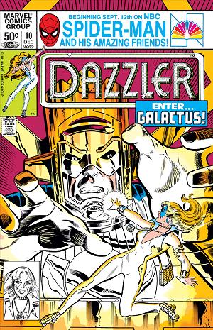 Dazzler #10  cover