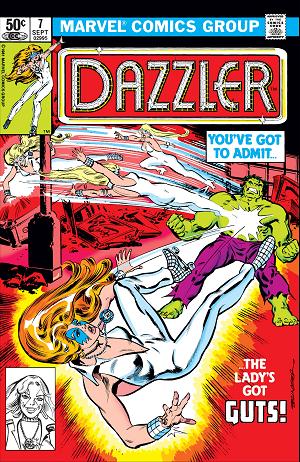 Dazzler #7  cover