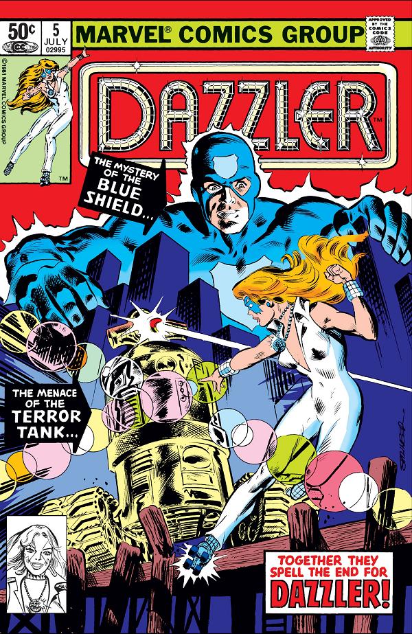 Dazzler #5  cover